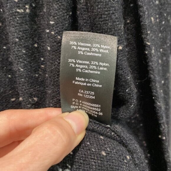 Aritzia Black Angora Wool Cardigan - Picture 14 of 15